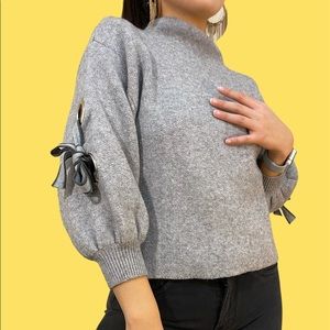 *SOLD* KOREAN RIBBON SWEATER